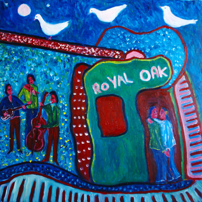 Royal Oak - 
Oil on canvas - 60x60cm